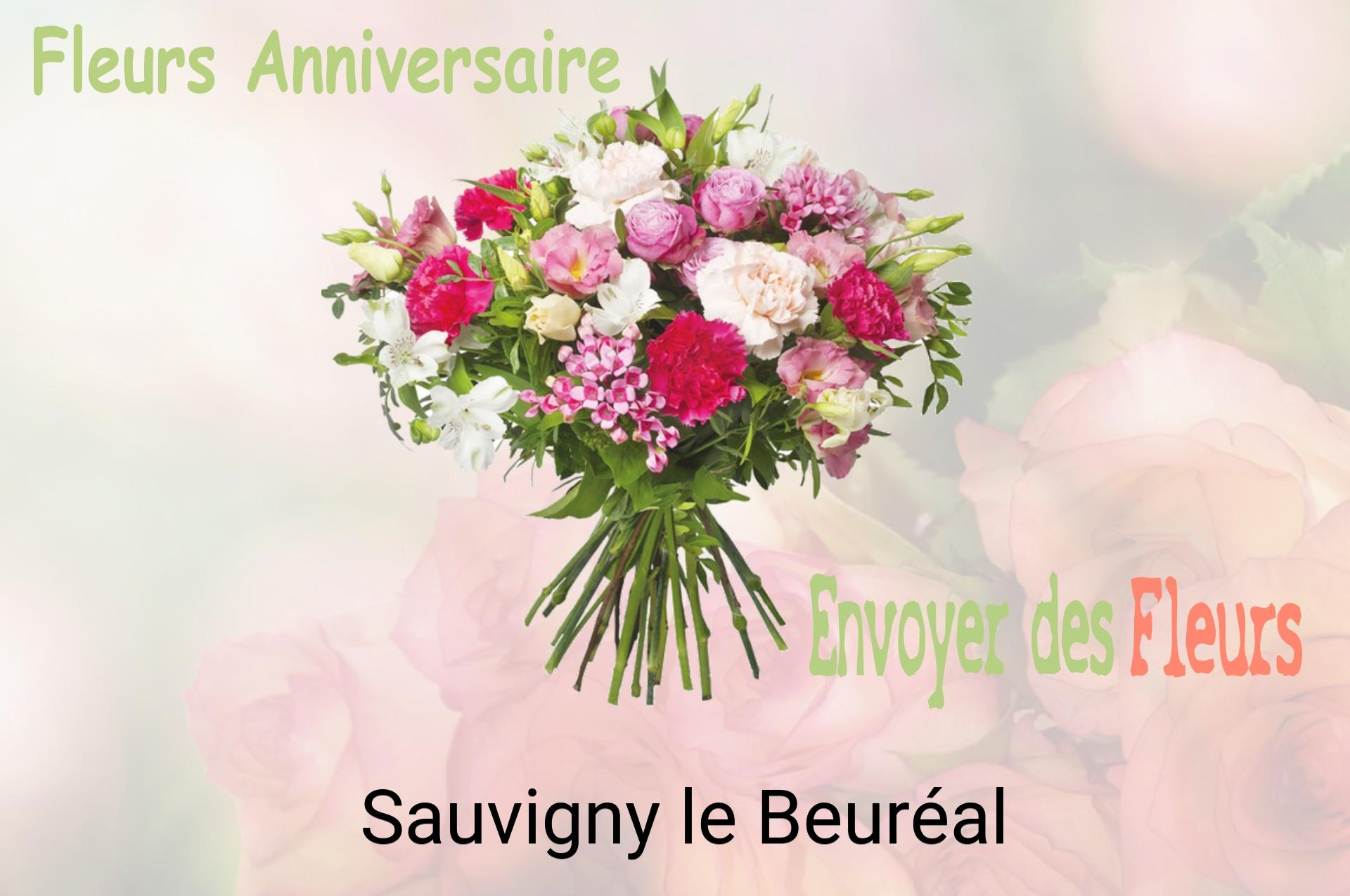 Bouquet de fleurs d’anniversaire livré à Sauvigny-le-Beuréal
