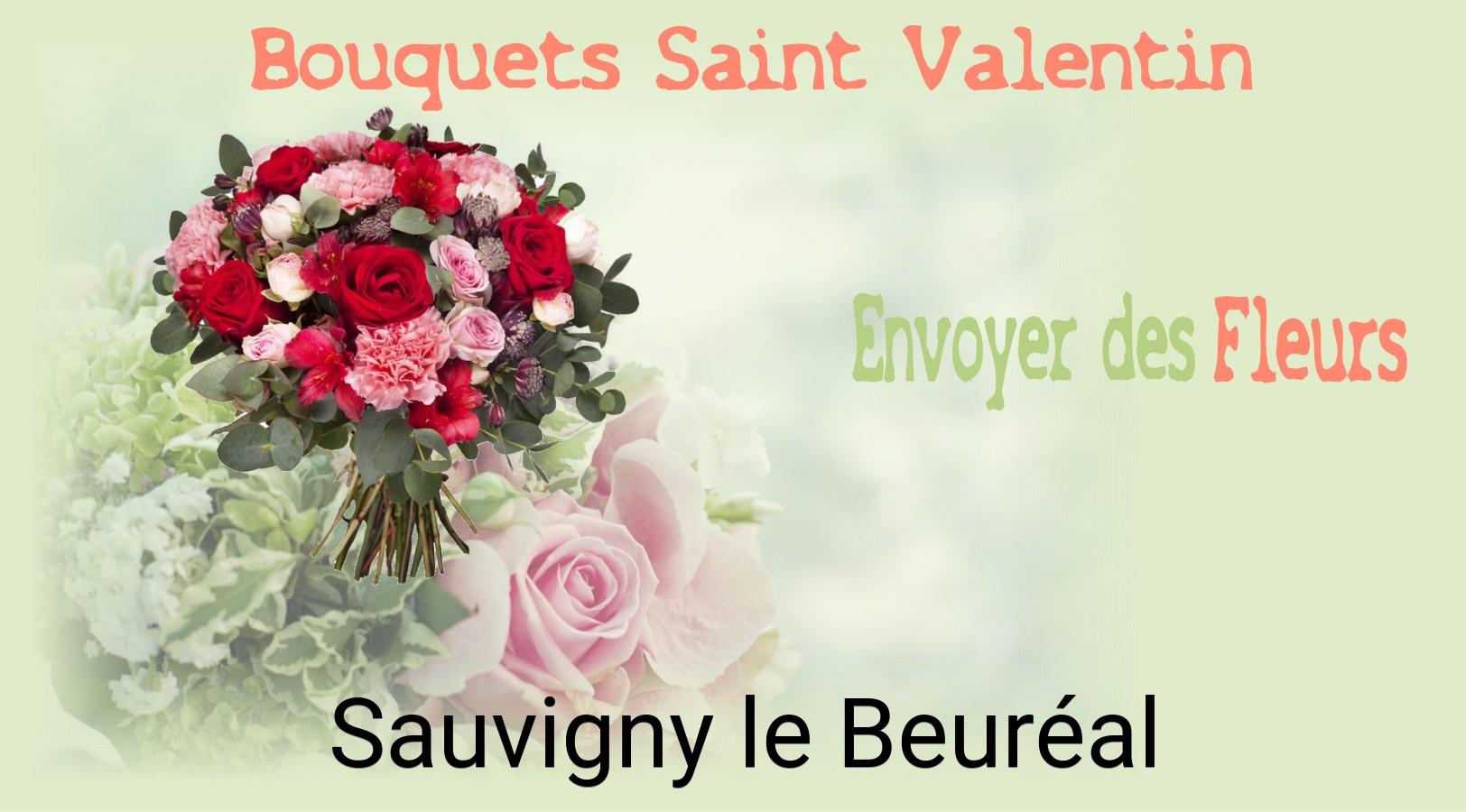 Roses de Saint-Valentin livrées à Sauvigny-le-Beuréal